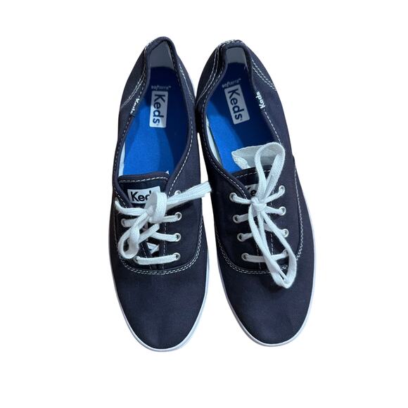 Keds Champion Women's Original Navy Blue Canvas Sneakers Size 9 W - Picture 3 of 7